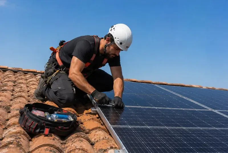 Maintenance et monitoring de panneaux solaires à Kuttolsheim